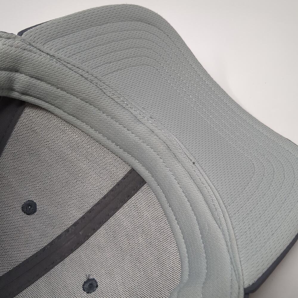 Leaf Patch Strapback Baseball Hat Gray One Size A… - image 8